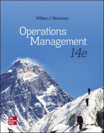 Test Bank for Operations Management 14th Edition William J Stevenson