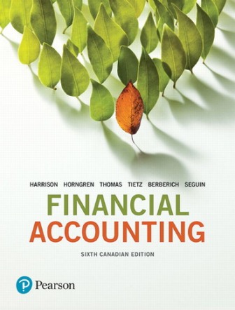 Test Bank for Financial Accounting 6th Canadian Edition Harrison