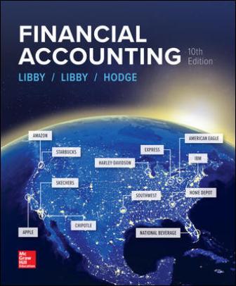 Solution Manual (Download Online) for Financial Accounting, 10th Edition, Robert Libby, Patricia Libby, Frank Hodge, ISBN10: 1259964949