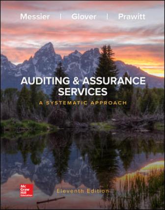 Test Bank for Auditing & Assurance Services: A Systematic Approach 11th Edition Messier Jr