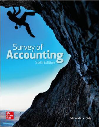 Solution Manual for Survey of Accounting 6th Edition Edmonds 