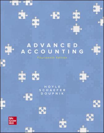 Test Bank for Advanced Accounting 14th Edition Hoyle 