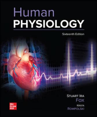 Test Bank for Human Physiology 16th Edition Fox