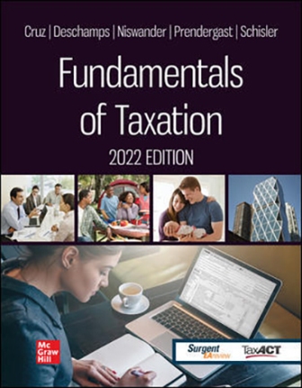 Solution Manual for Fundamentals of Taxation 2022 Edition 15th Edition Cruz