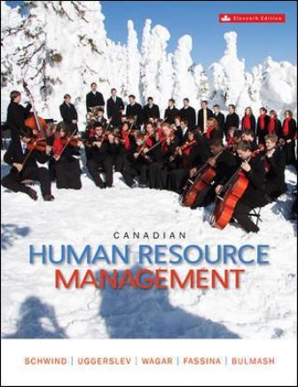 Test Bank for Human Resource Management Canadian 11th Edition Schwind